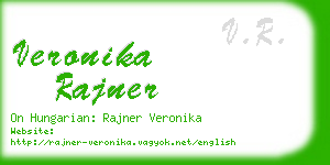 veronika rajner business card